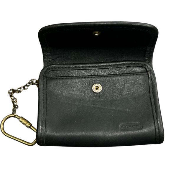 VTG 1990’s Coach Leather Coin Purse in Black - Picture 3 of 4